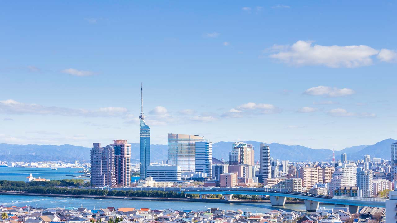 福岡市街地の画像